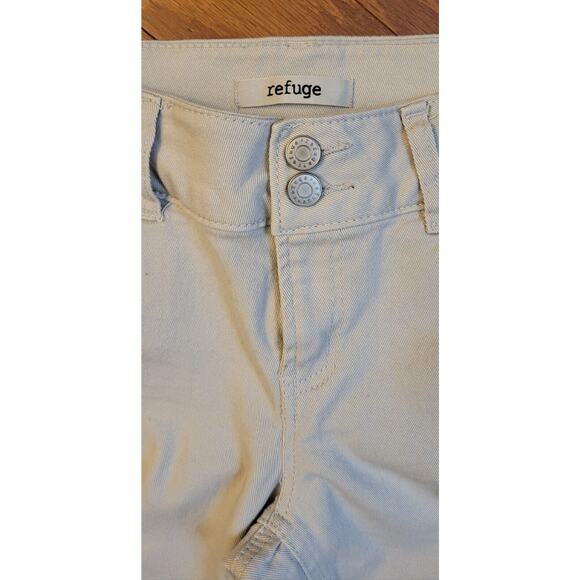 Refuge Size 8 Jeans Skinny Light Wash Off White Stretch Modern Current - Picture 6 of 13